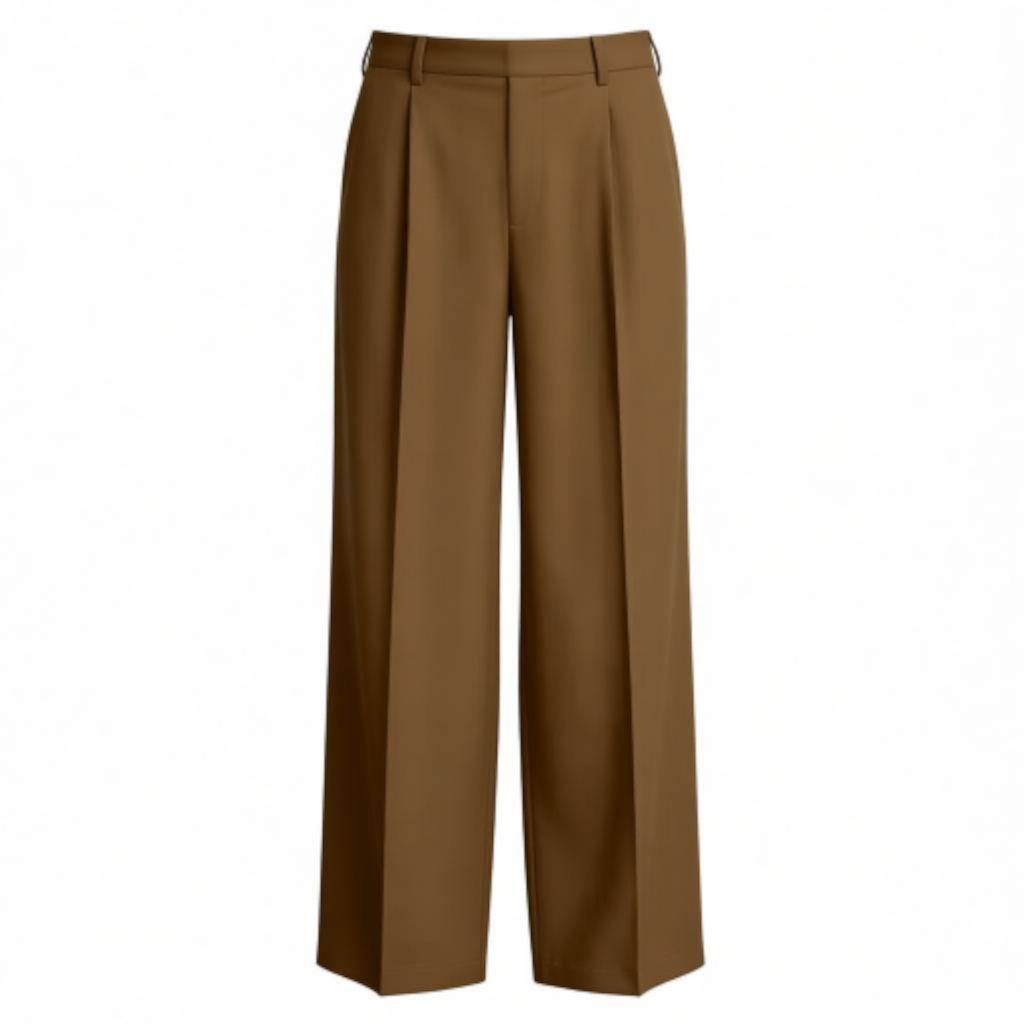 Belavroo Classic Tailored Wide-Leg Trousers