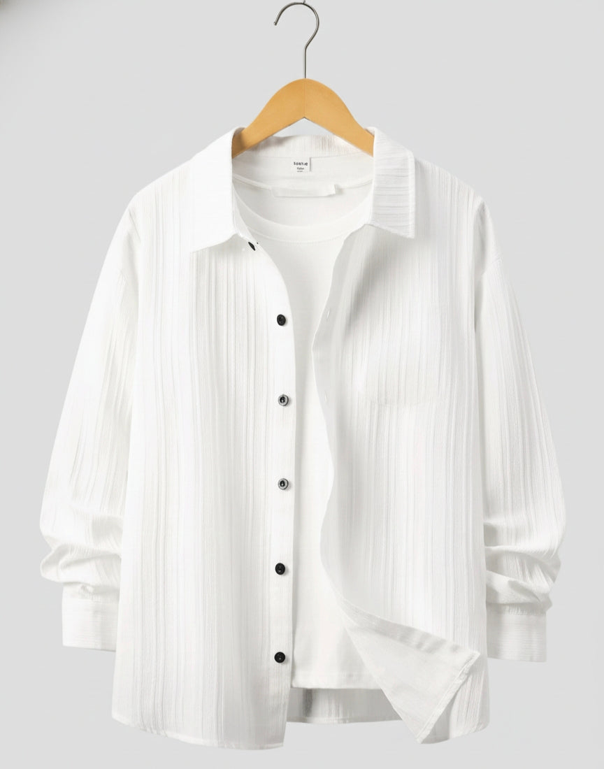 Belavroo Signature Riviera Textured Overshirt