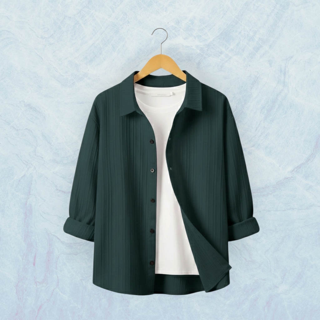 Belavroo Signature Riviera Textured Overshirt