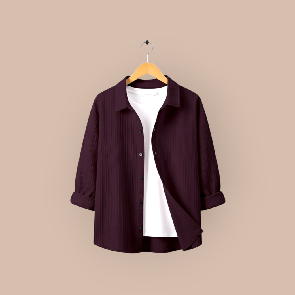 Belavroo Signature Riviera Textured Overshirt