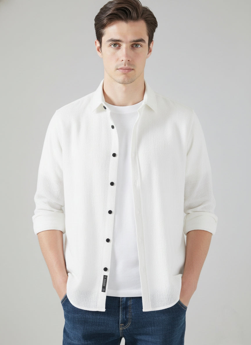 Belavroo Signature Riviera Textured Overshirt